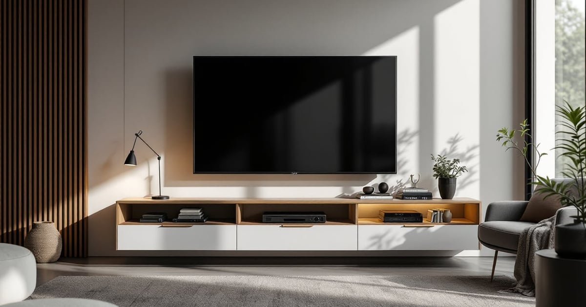 Meuble Télévision Design : Allier Esthétique et Fonctionnalité - meuble télévision design