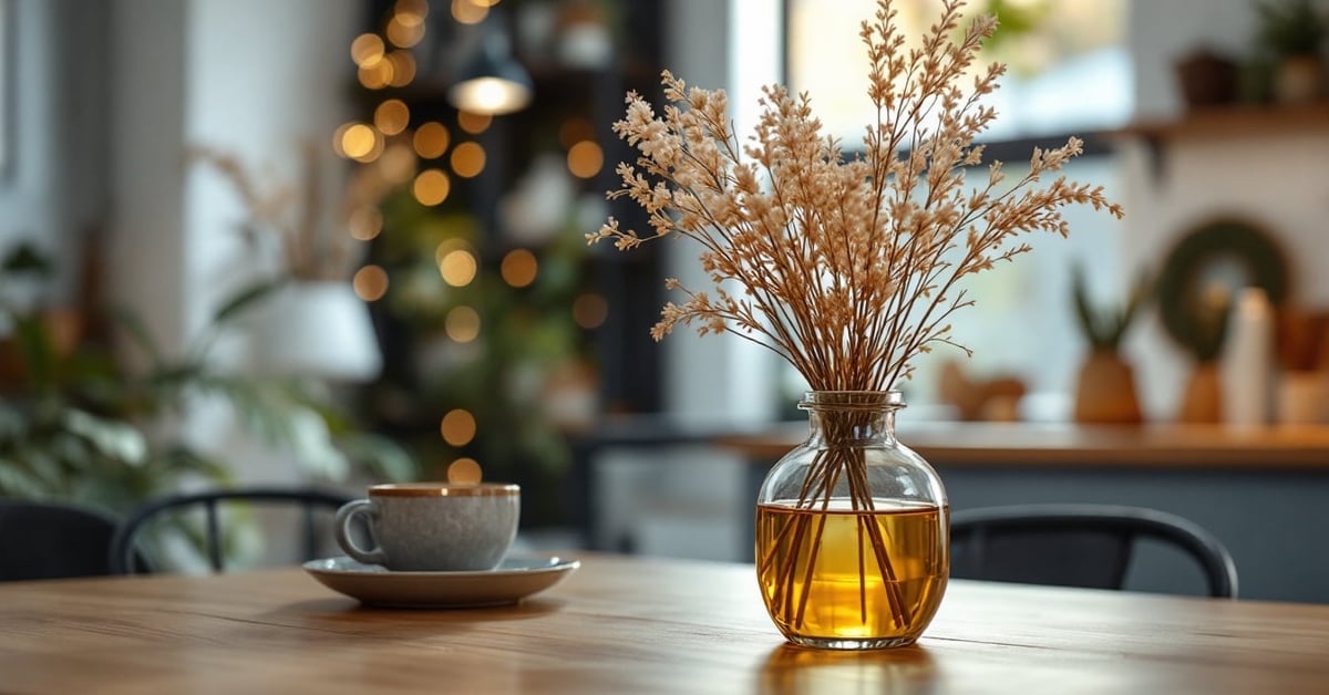 Tableau de décoration moderne accroché dans un salon contemporain avec éclairage naturel