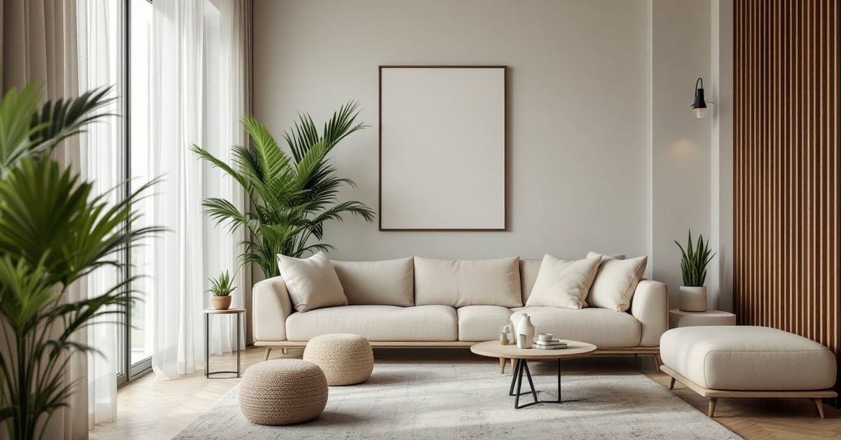 Maison idée déco : intérieur moderne et élégant transformé avec des touches créatives et abordables