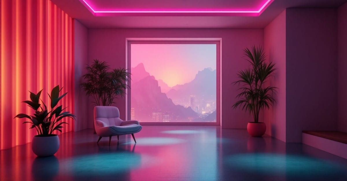 Intérieur moderne tendance déco 2025 avec mobilier épuré et palette de couleurs naturelles
