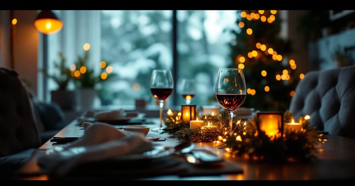 Tendances déco pour une table de Noël inoubliable - tendance deco table noel